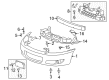 2009 Chevy Impala Bumper Diagram - 89025047