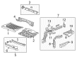 2020 Cadillac CT6 Floor Pan Diagram - 23234069