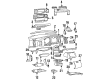 1993 Buick Skylark Door Lock Cylinder Diagram - 12506447