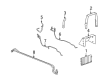 Cadillac XLR Transmission Oil Cooler Hose Diagram - 15885076