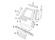 1991 Oldsmobile Custom Cruiser Door Moldings Diagram - 10236838