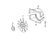 2003 Chevy Silverado 1500 Fan Shroud Diagram - 15707564