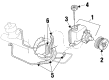 1997 Pontiac Grand Prix Power Steering Hose Diagram - 10334985