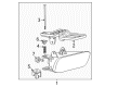 2003 GMC Yukon XL 2500 Fog Light Diagram - 19433557