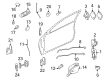 2004 Pontiac Grand Am Door Handle Diagram - 22616263