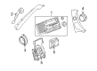 Saturn Car Speakers Diagram - 15086825