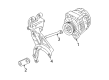Pontiac Alternator Bracket Diagram - 24574635