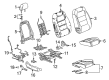 Chevy Trailblazer Seat Cushion Pad Diagram - 42742342