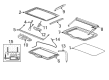 2008 GMC Canyon Sunroof Cable Diagram - 89044586