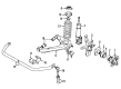 Chevy Tracker Sway Bar Link Diagram - 30023300