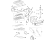 Cadillac Escalade ESV Cylinder Head Diagram - 40009167