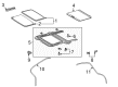 2010 Pontiac Vibe Weather Strip Diagram - 19184130