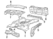 1993 Chevy Corsica Floor Pan Diagram - 22593380