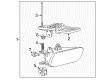 Cadillac Escalade EXT Fog Light Diagram - 15252038