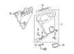 2005 Buick Rainier Weather Strip Diagram - 15033292