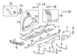 2010 Saturn Outlook Fuel Filler Housing Diagram - 23191810