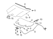 2007 Saturn Ion Hood Latch Diagram - 22724779