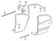 2004 Buick LeSabre Door Seal Diagram - 25754572