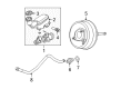 Pontiac G5 Brake Booster Vacuum Hose Diagram - 15935028