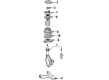 1995 Pontiac Grand Prix Coil Springs Diagram - 14100177