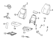 2005 Saturn Ion Seat Cushion Pad Diagram - 10356282