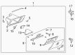 Pontiac Door Striker Diagram - 10423096