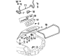 2012 Buick LaCrosse Body Mount Hole Plug Diagram - 20375991