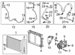 Cadillac Escalade ESV A/C Compressor Cut-Out Switches Diagram - 13587668