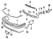 1991 Buick Park Avenue Bumper Diagram - 16516339