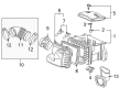 2007 Chevy Uplander Air Filter Box Diagram - 15222518