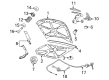 2005 Pontiac GTO Body Mount Hole Plug Diagram - 92138599