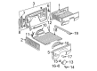 2002 Cadillac Escalade EXT Door Striker Diagram - 11570162