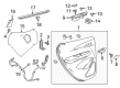 2018 Chevy Bolt EV Door Seal Diagram - 42438243