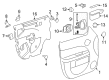 Chevy HHR Door Handle Diagram - 19299613