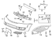 2012 Chevy Caprice Bumper Diagram - 92288105