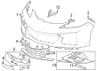 2023 Chevy Corvette Bumper Diagram - 84986963