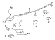 Cadillac XT6 Trunk Latch Diagram - 85603156