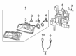 2005 Chevy Suburban 1500 Headlight Diagram - 10396912