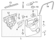 2014 Cadillac Escalade ESV Power Window Switch Diagram - 22895547