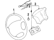 1995 Oldsmobile Achieva Steering Wheel Diagram - 16759428