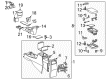 Pontiac Vibe Parking Brake Cable Diagram - 19205589