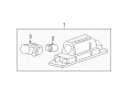 2016 Chevy Volt Light Socket Diagram - 13251936