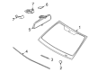 2008 Saturn Astra Weather Strip Diagram - 13137846