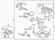 2012 GMC Acadia Convertible Top Motor Diagram - 15912896