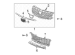 Cadillac CT4 Emblem Diagram - 84743956