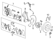 Cadillac XT6 Brake Dust Shields Diagram - 84607028