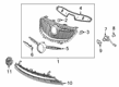 2019 Buick Regal Sportback Emblem Diagram - 9056279