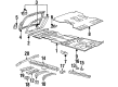 1995 Pontiac Trans Sport Floor Pan Diagram - 12513090