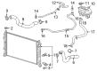 Cadillac Escalade ESV Coolant Pipe Diagram - 40009298