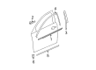 2010 Chevy Malibu Door Moldings Diagram - 25987184